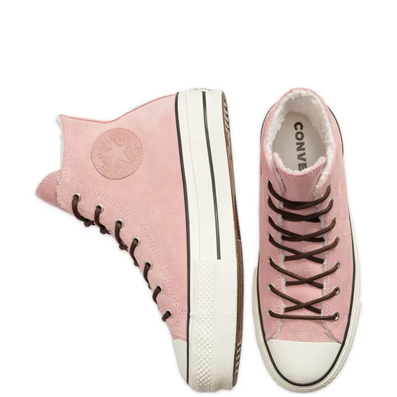 Womens Sherpa Chuck Taylor All Star  Platform High Top
