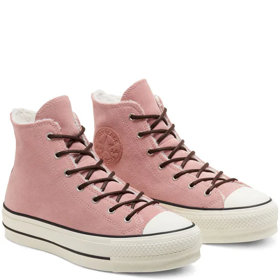 Womens Sherpa Chuck Taylor All Star  Platform High Top